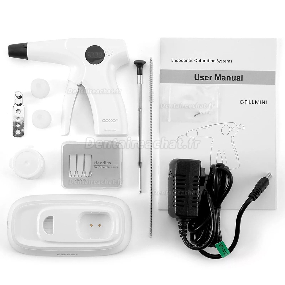 Injecteur de gutta percha, Système d'obturation Gutta Percha COXO C-FILL mini Gun